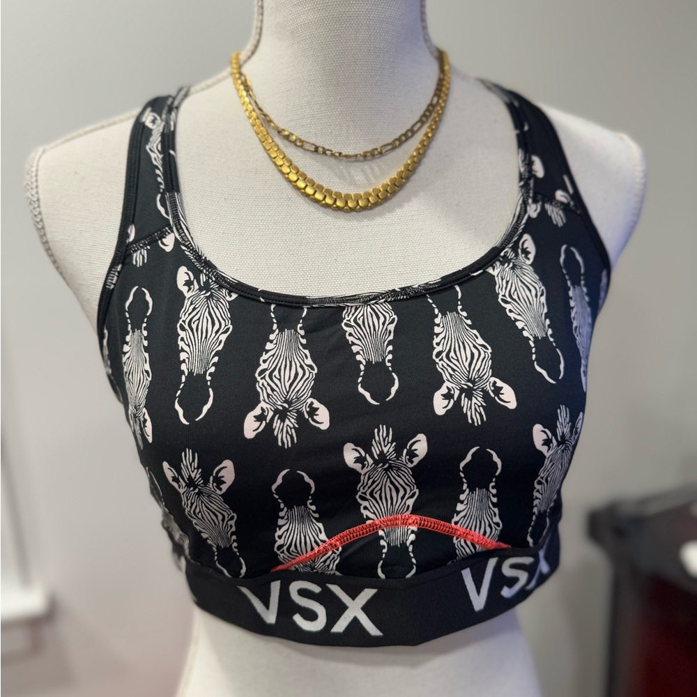 VSX Zebra Print Sports Bra